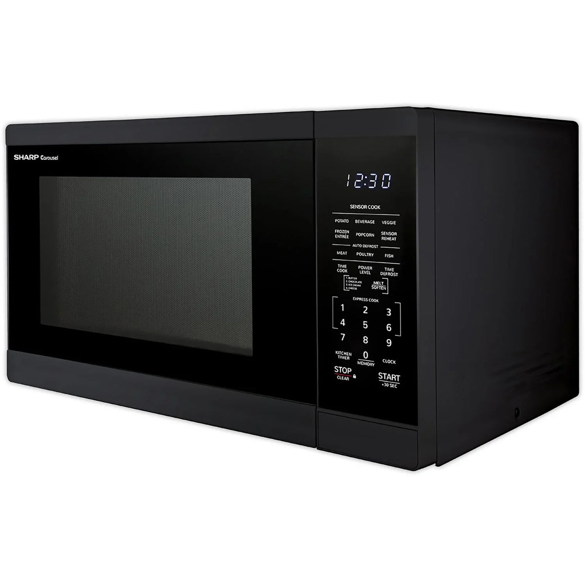Sharp 1.4-Cu. Ft. Countertop Microwave Oven in Black