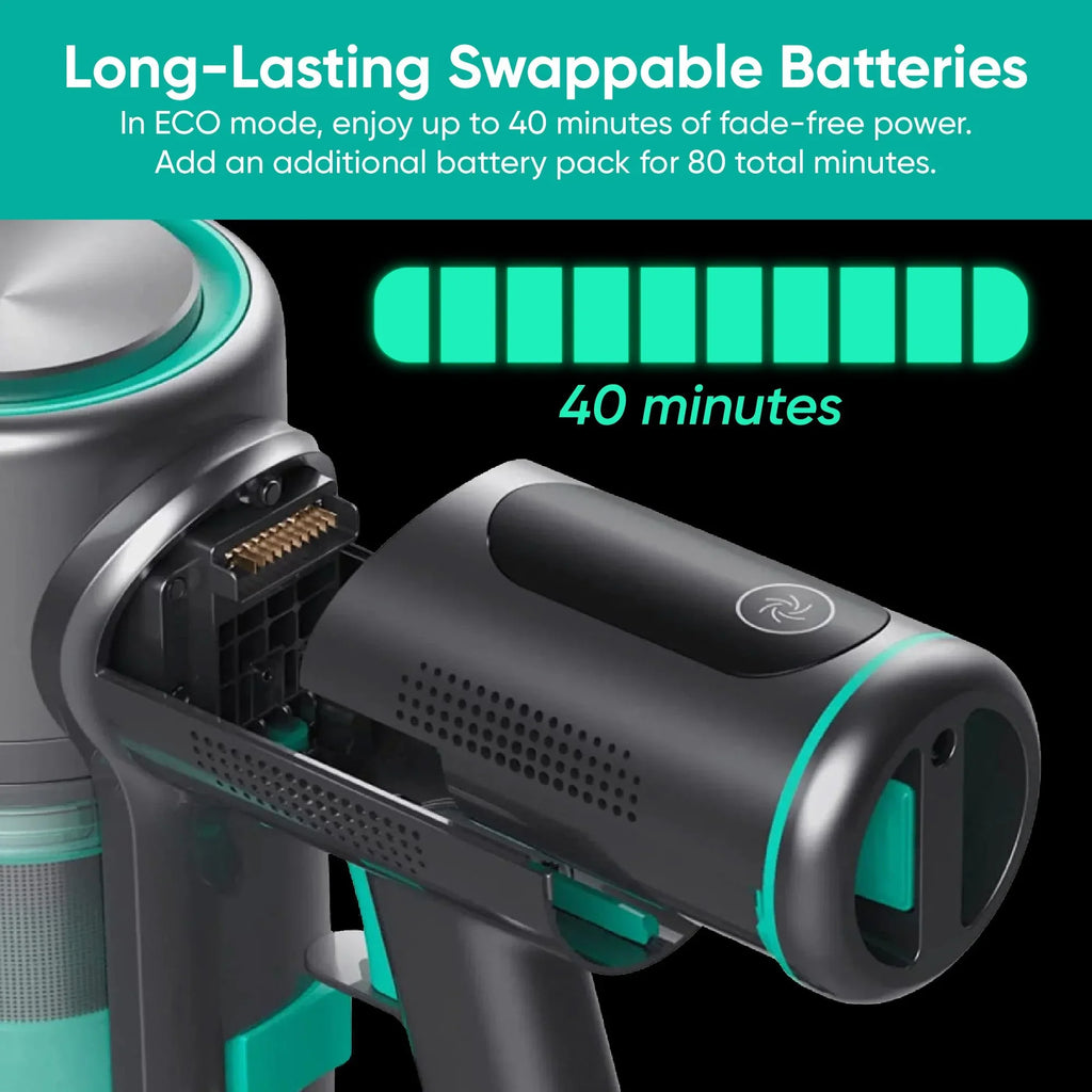 Wyze Cordless Stick Vacuum 20kPa for Carpet, Hard Floors and Pet Hair