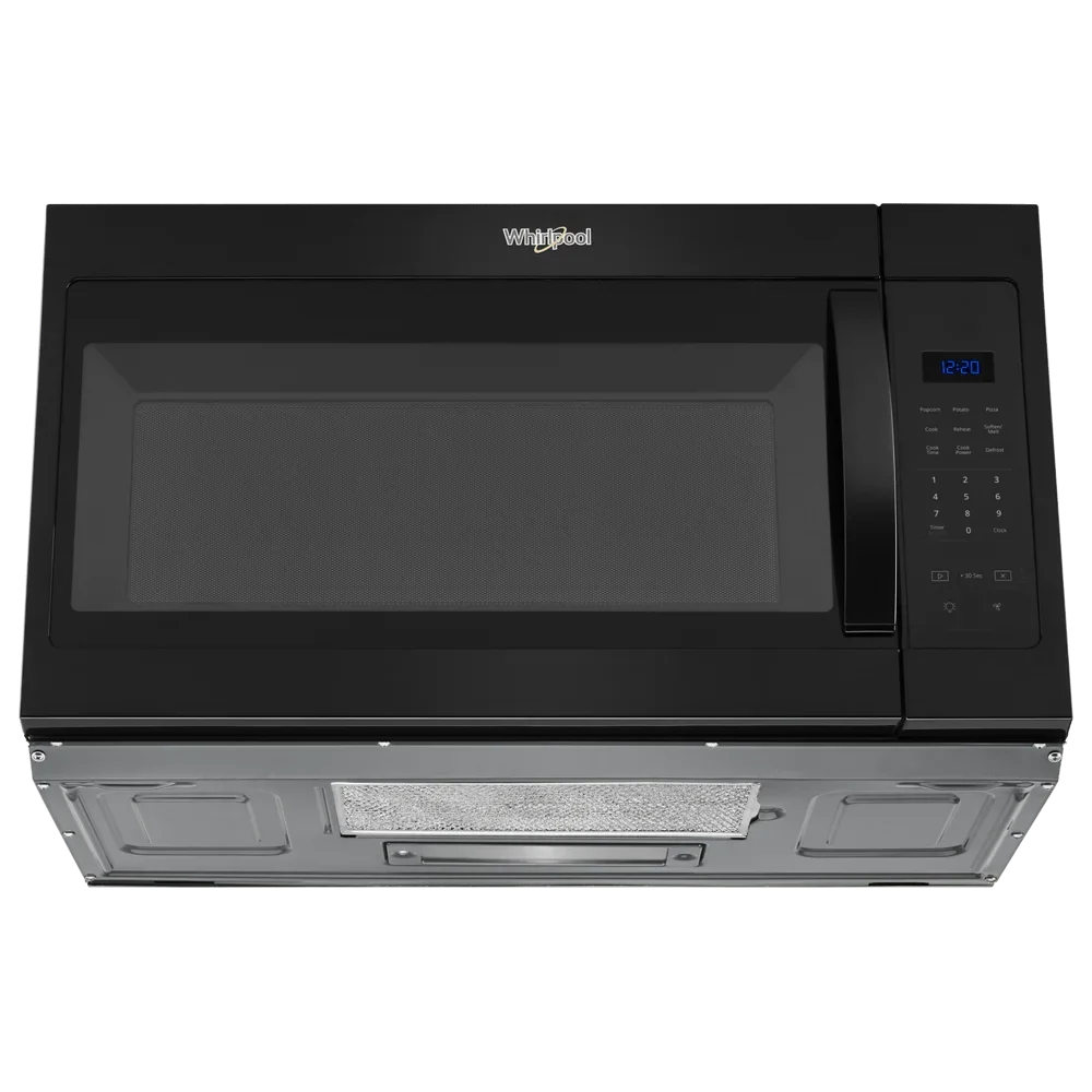 Whirlpool 1.7 Cu. Ft. Microwave Hood Combination Black