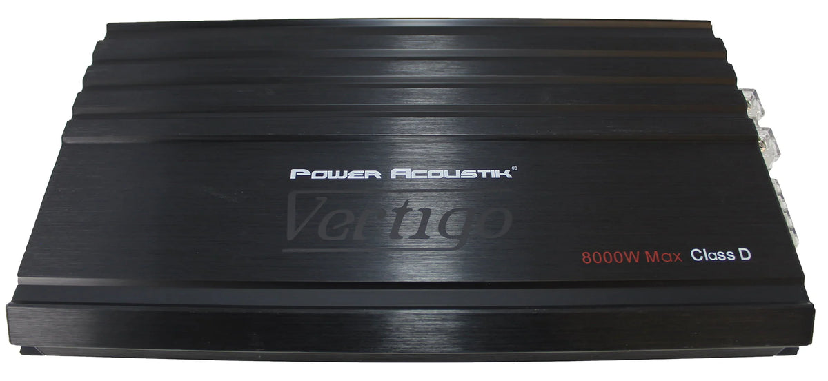 Power Acoustik VA1 - 8000D Vertigo 8000 Watt Car Audio Monoblock Amplifier