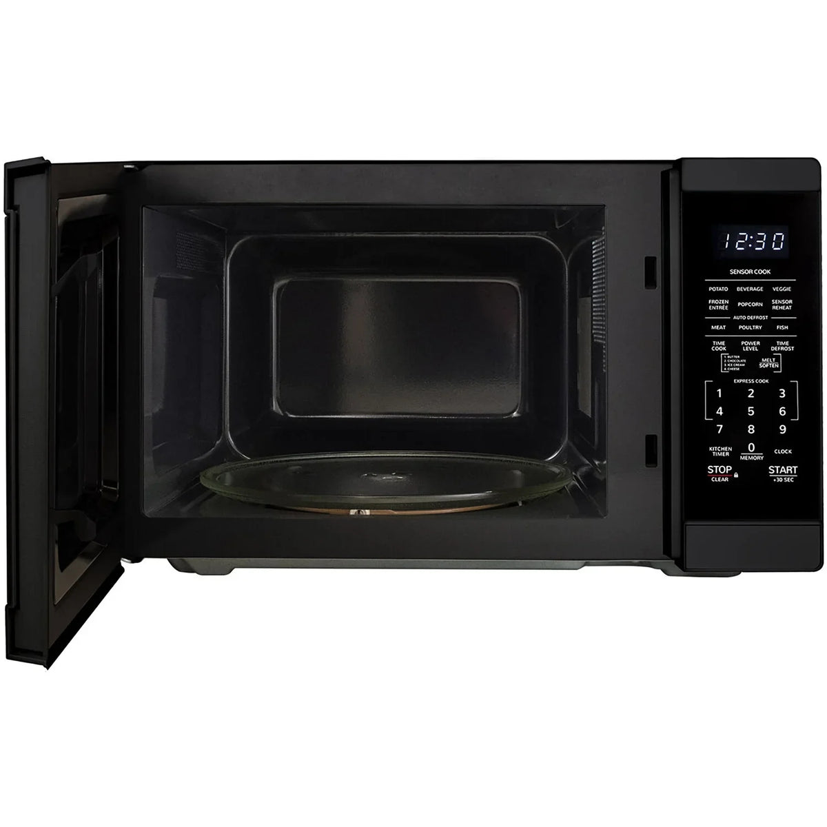Sharp 1.4-Cu. Ft. Countertop Microwave Oven in Black