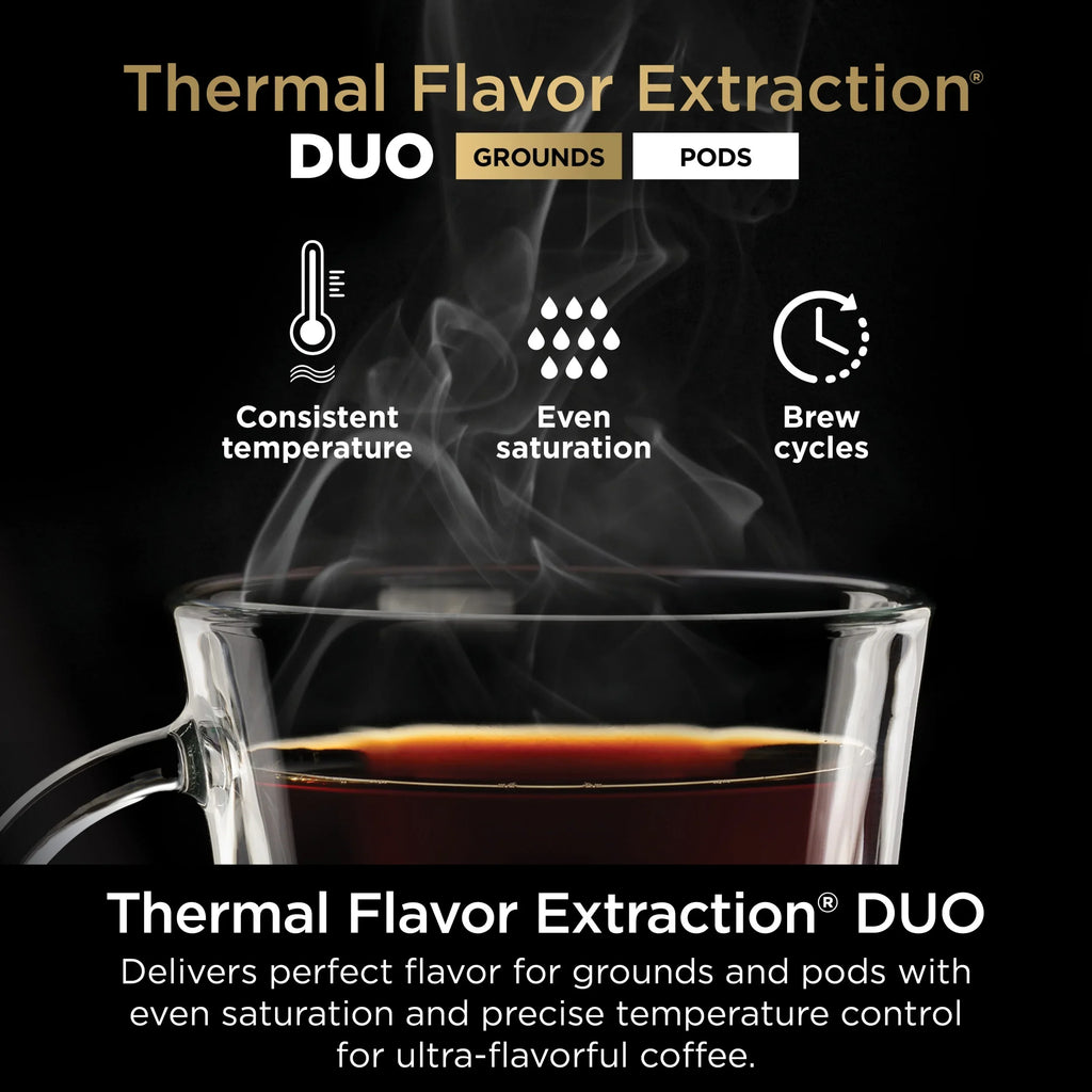 Ninja DualBrew Hot & Iced Coffee Maker, Single-Serve, compatible with K-Cups & 12-Cup Drip Coffee Maker, CFP101
