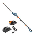 SENIX 20 Volt Max* Cordless Pole Hedge Trimmer 18-Inch Cutting / 21-inch Blade Length with Adjustable Head & Telescoping Shaft, Battery & Charger included, HTPX2-M