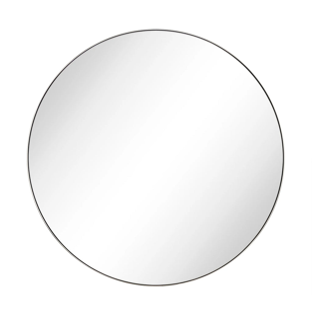 TEHOME Myriel Surface Mount Framed Round Medicine Cabinet with Mirror 24" x 24" - Black