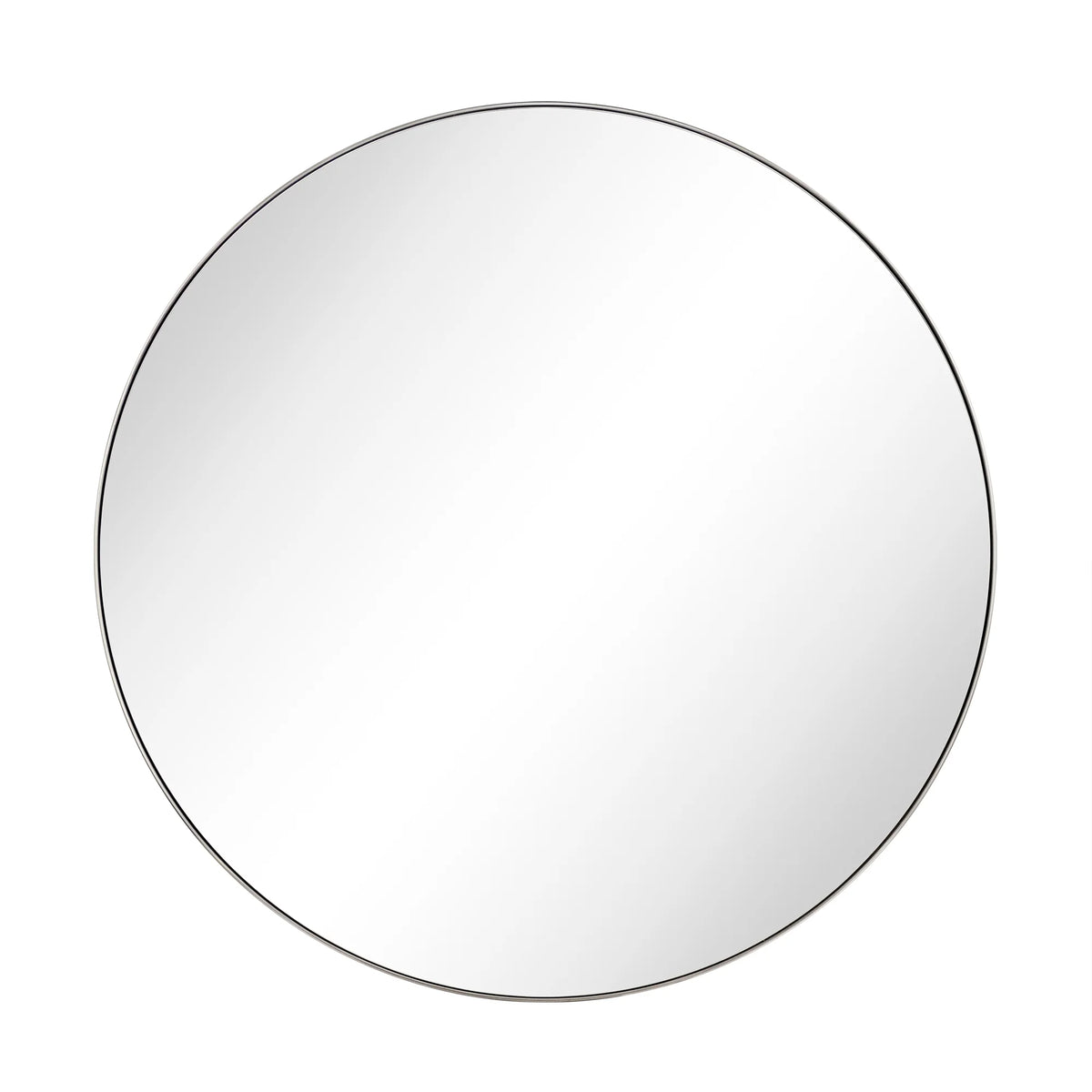 TEHOME Myriel Surface Mount Framed Round Medicine Cabinet with Mirror 24" x 24" - Black