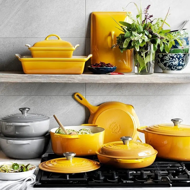 20-Piece Cast Iron Cookware Set with 10.25-Inch Skillet and Lidded Saucepan