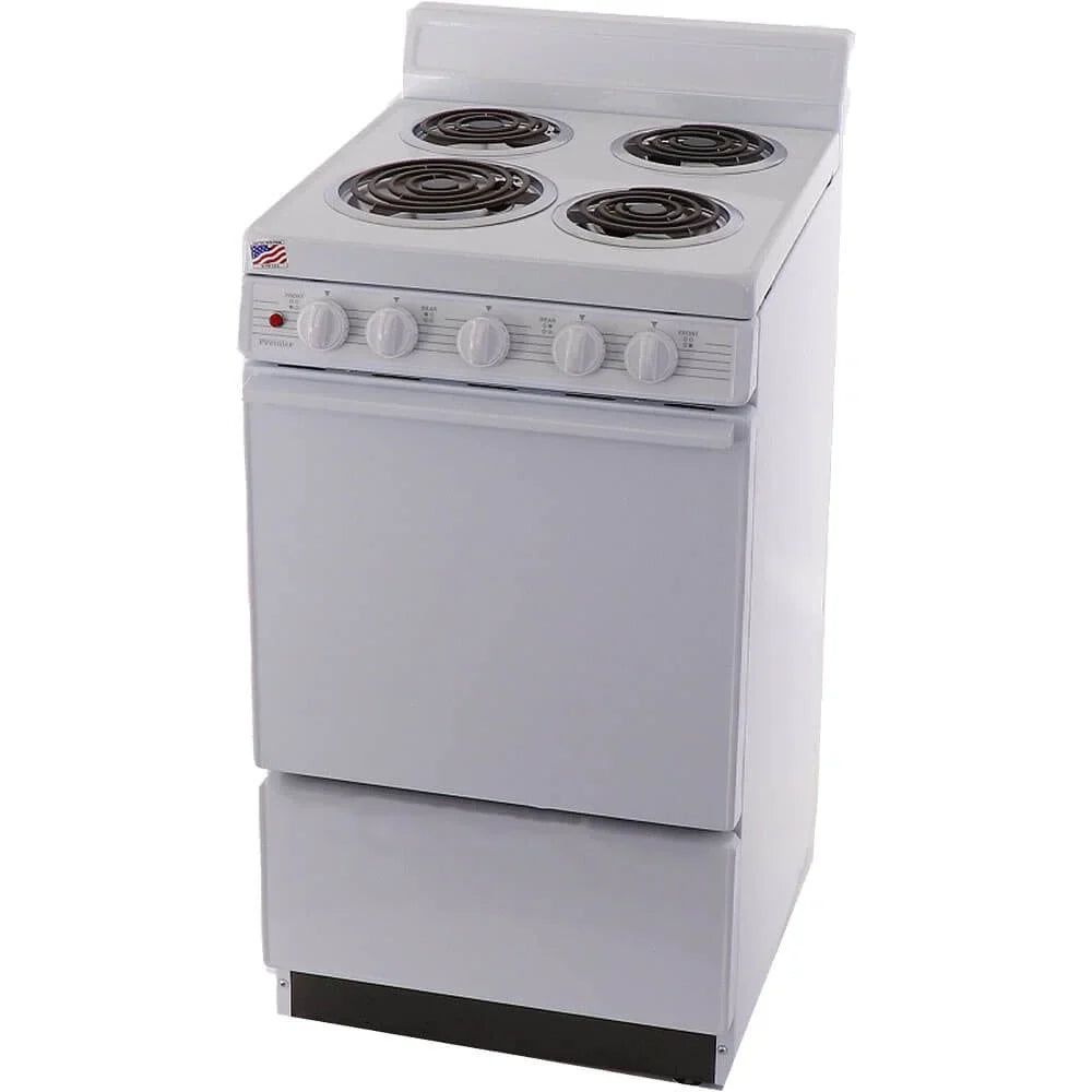 Premier&nbsp;2.4 Cu. Ft. White Freestanding Electric Coil Range