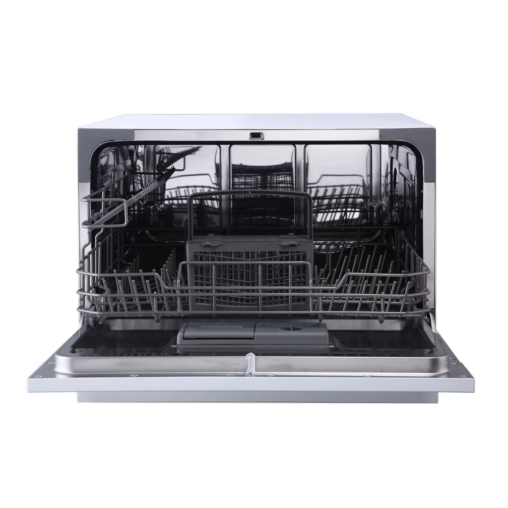Whynter Countertop Portable Dishwasher, 6 Place Setting, White, LED, Energy Star, White