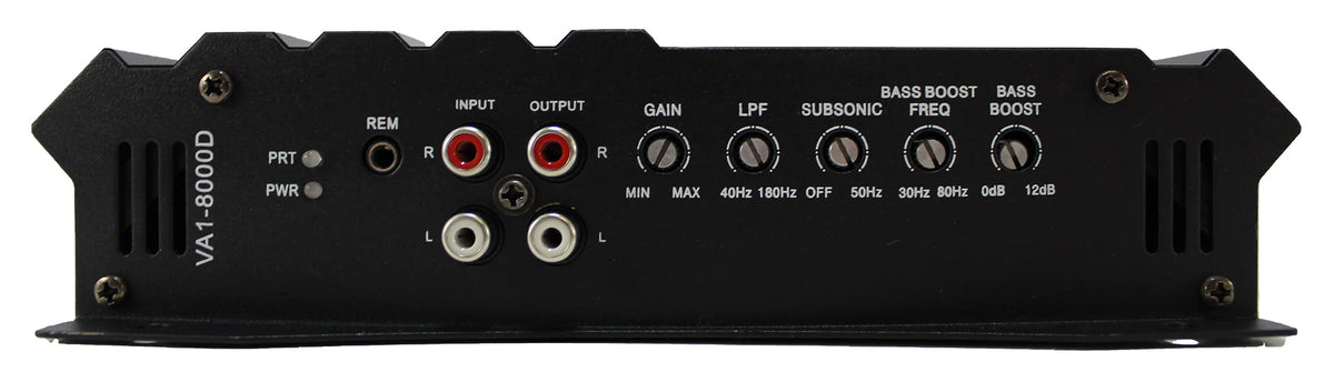 Power Acoustik VA1 - 8000D Vertigo 8000 Watt Car Audio Monoblock Amplifier