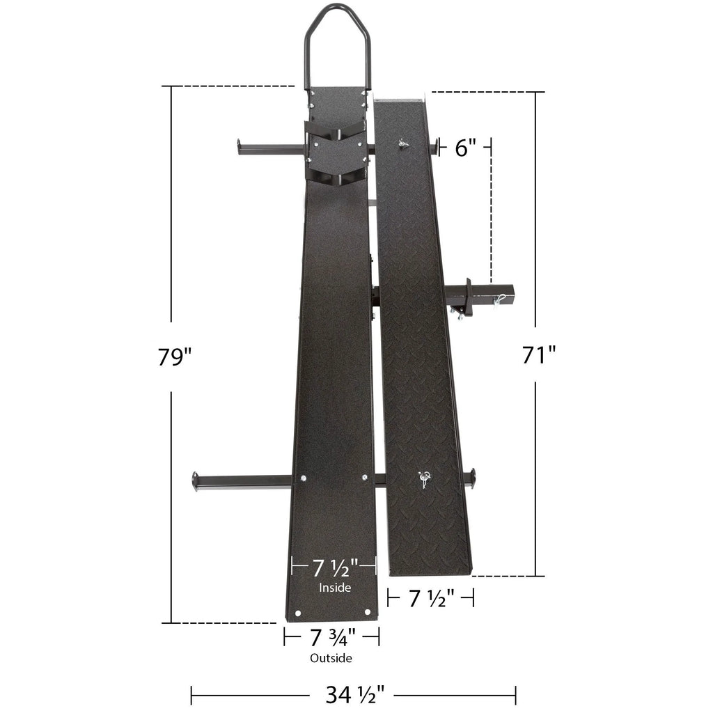 Black Widow MCC - 600 Heavy Duty Steel Motorcycle Carrier