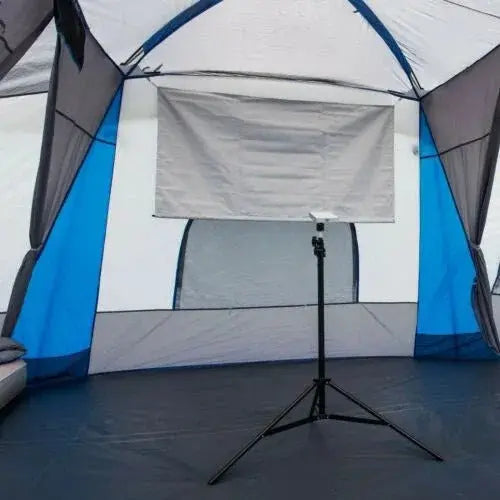 16-Person Family Camping Tent – Three-Room Layout with Triple Entry Points