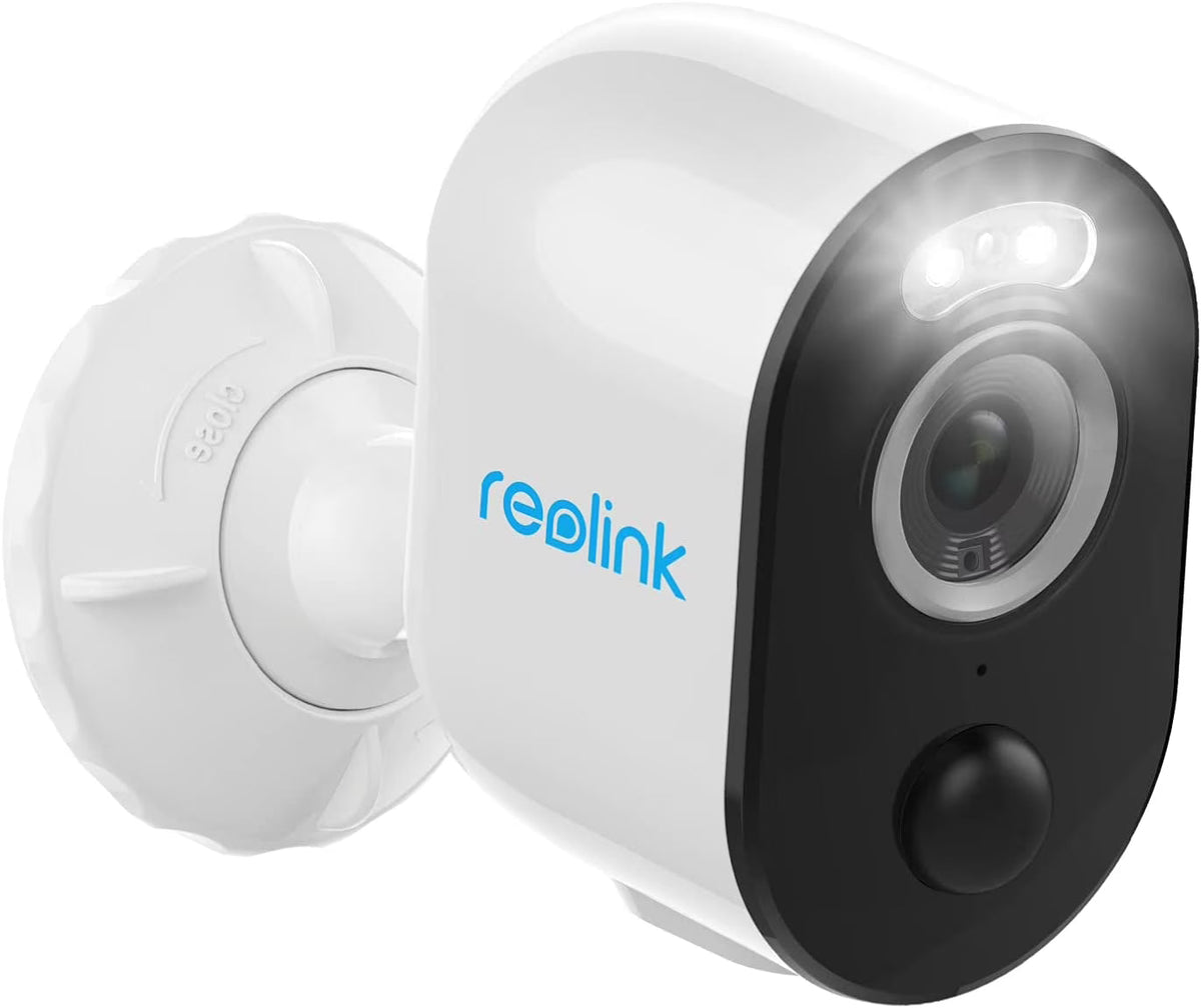 Reolink 4MP Solar/Battery Powered Outdoor Security 2.4/5GHz WiFi Camera, Smart Person/Vehicle Detection, Spotlight Activated by Motion, Support Google Assistant, Argus 3 Pro camera