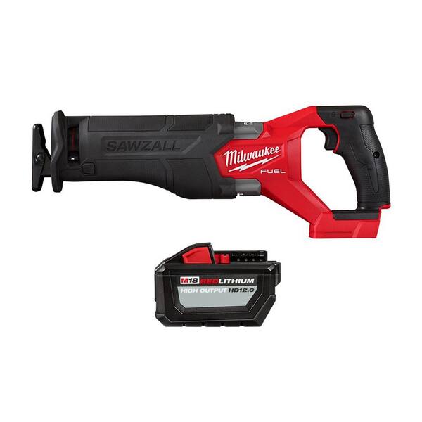 M18 FUEL GEN-2 18V Lithium-Ion Brushless Cordless SAWZALL Reciprocating Saw with (1) High Output 12.0 Ah Battery