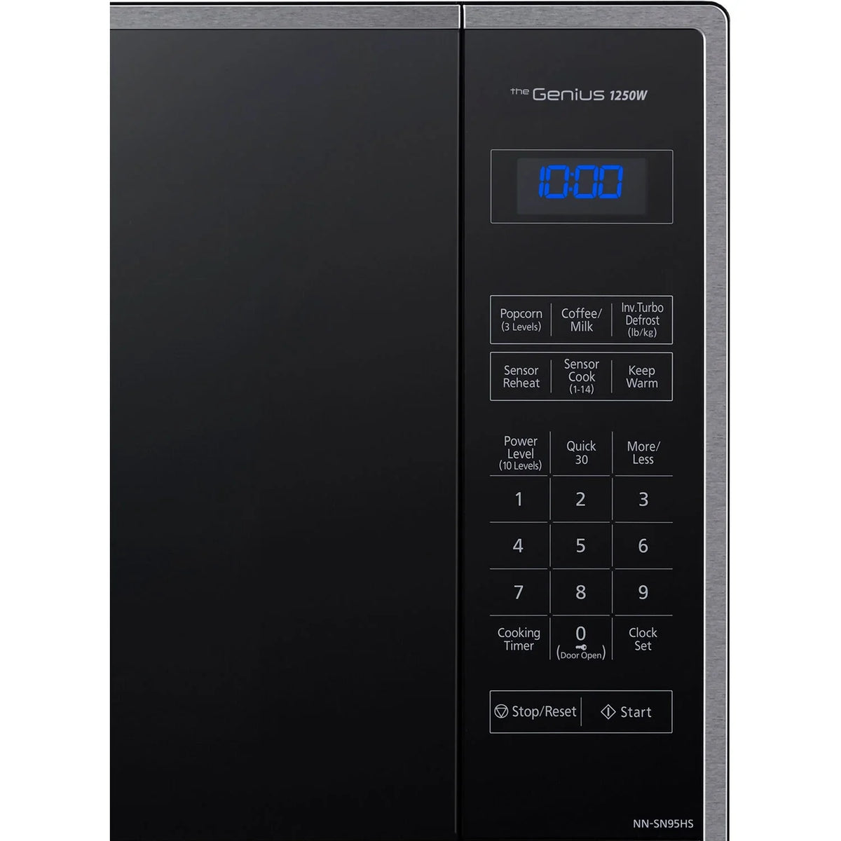 Panasonic 2.2-cu. ft. 1250W Countertop Microwave with Inverter Technology, Stainless Steel NN-SN95HS