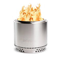 Solo Stove Bonfire 2.0 with Stand, Smokeless Fire Pit | Wood Burning Fireplaces W/ Removable Ash Pan, Portable Outdoor Firepit - for Camping, Stainless Steel, H: 16.75 in x Dia: 19.5 in, 25.1 lbs