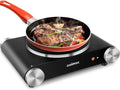 1800W Dual-Zone Ceramic Hot Plate – Portable Infrared Cooktop with Glass Surface & Precise Temperature Controls
