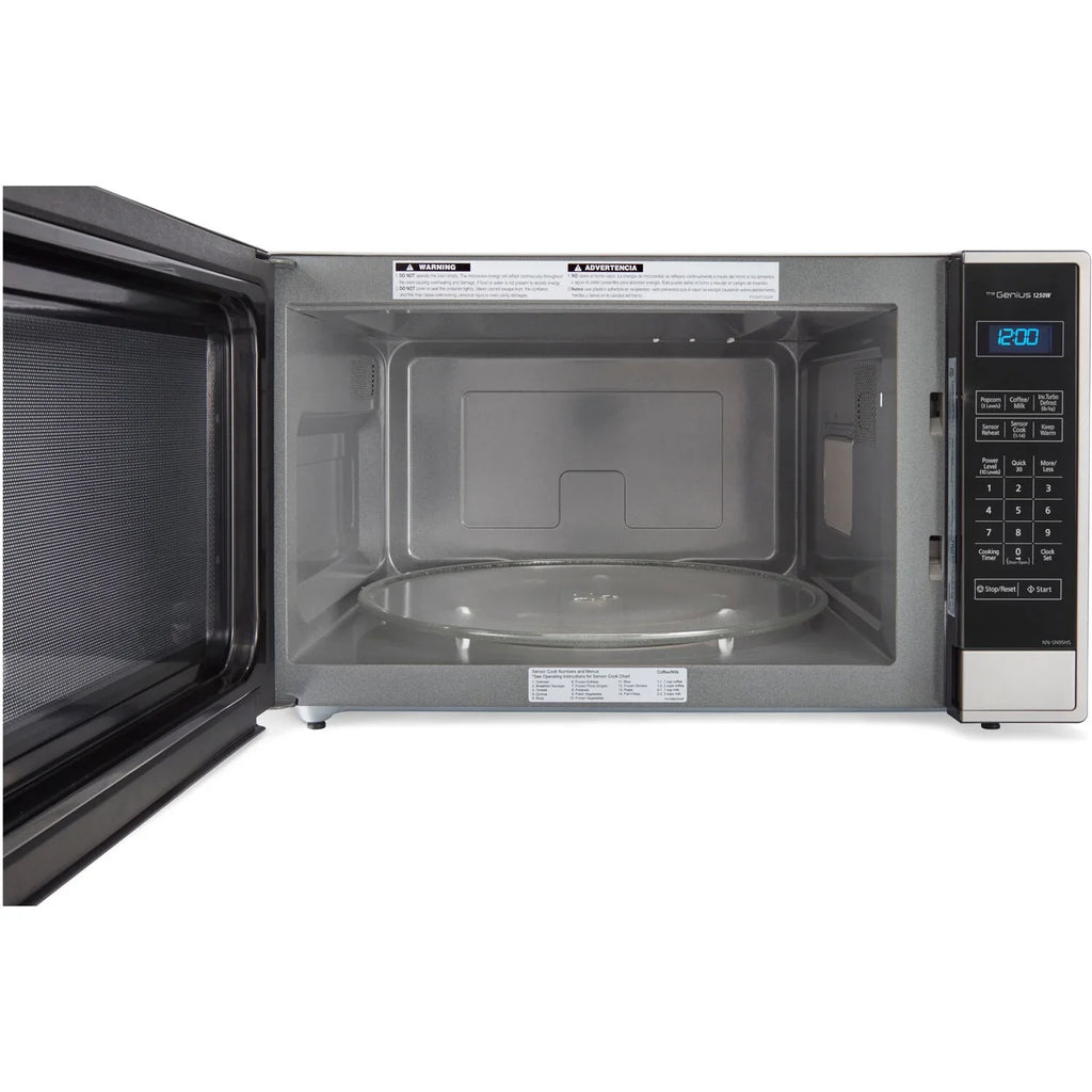 Panasonic 2.2-cu. ft. 1250W Countertop Microwave with Inverter Technology, Stainless Steel NN-SN95HS