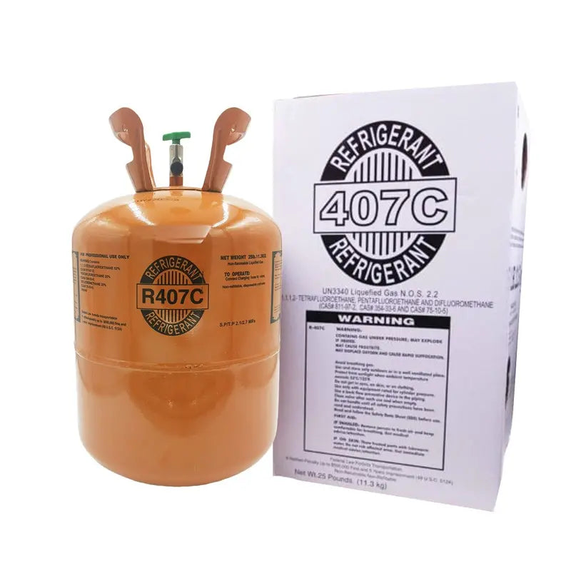 25 lb R407C Refrigerant – Widely Used Retrofit Alternative for R22 in Air Conditioning