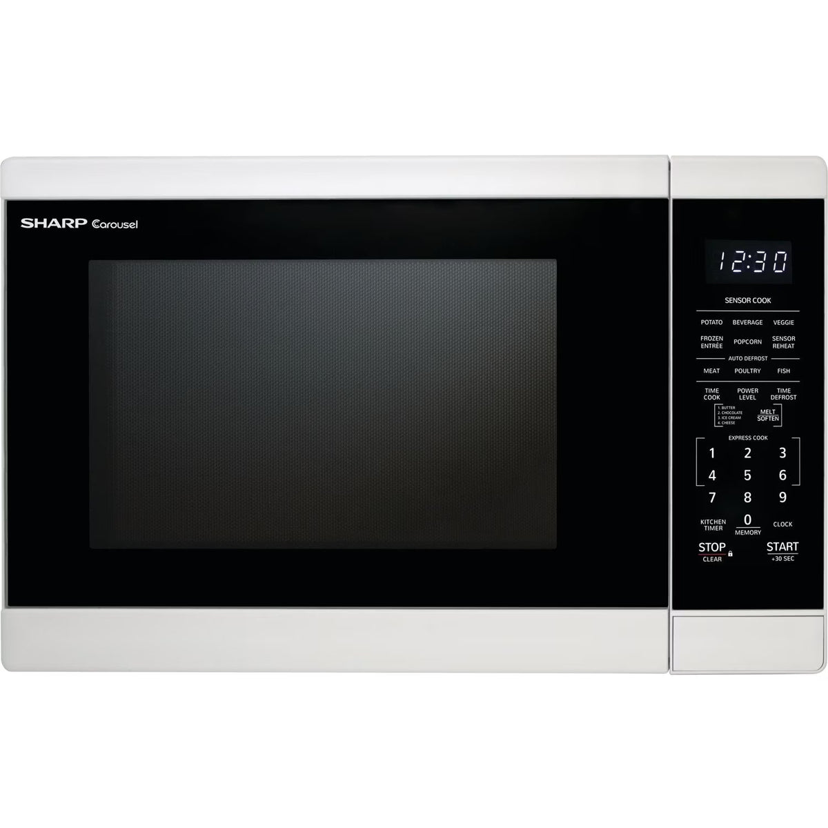 Sharp 1.4-Cu. Ft. Countertop Microwave Oven in Black