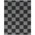 Foss Floors Rustic Area Rug, Black/Gray, 6 x 8ft.