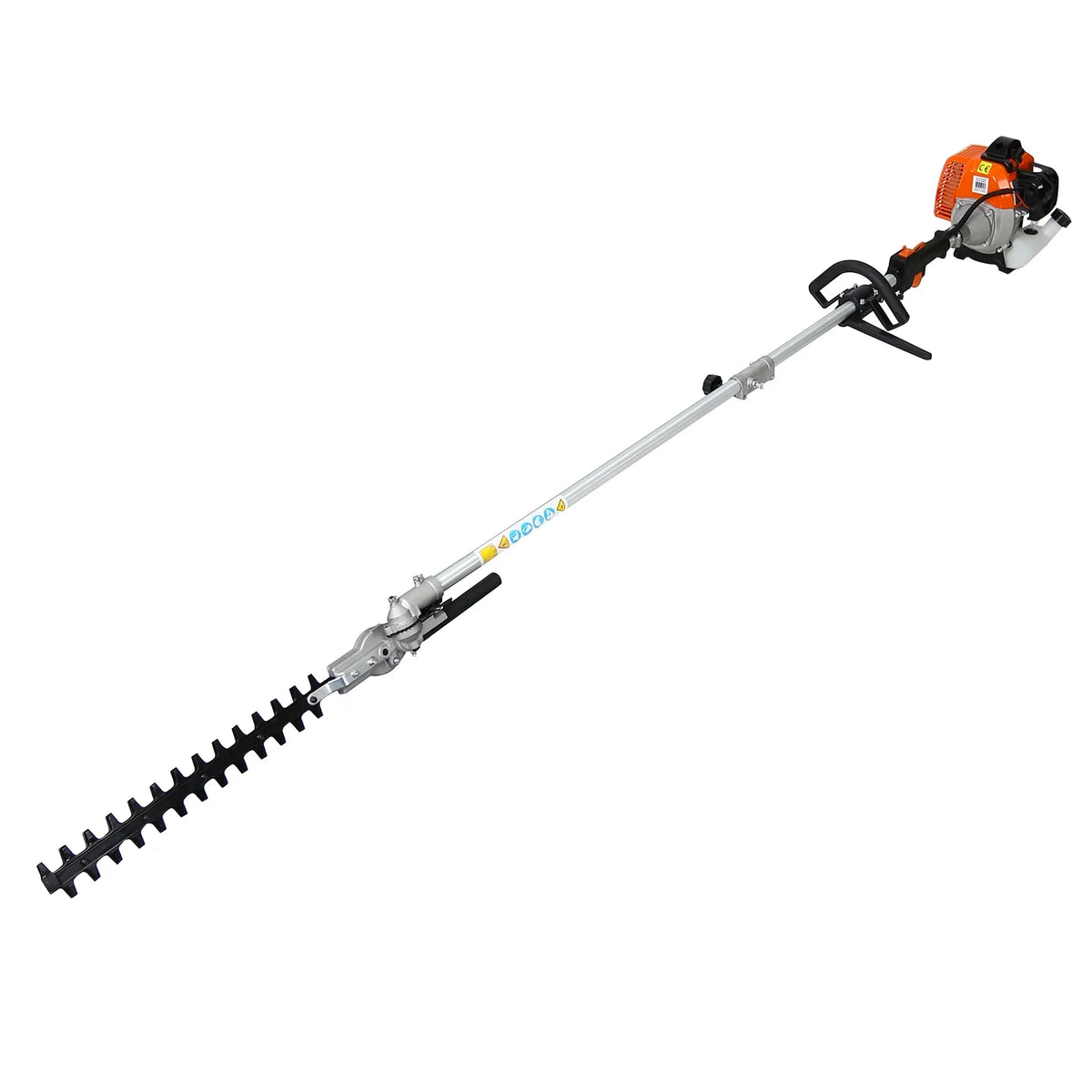 SYNGAR 10-in-1 Grass Trimmer Weed Eater Combos, 52CC 2-Cycle Full Crank Shaft Gas Powered Weed Eater with Gas Pole Saw, Hedge Trimmer and Brush Cutter, Grass Trimming Tool for Garden, Lawn Care