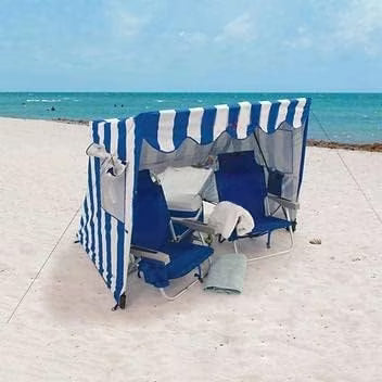 Sol Cabana Shelter Beach Tent with Sand Pockets