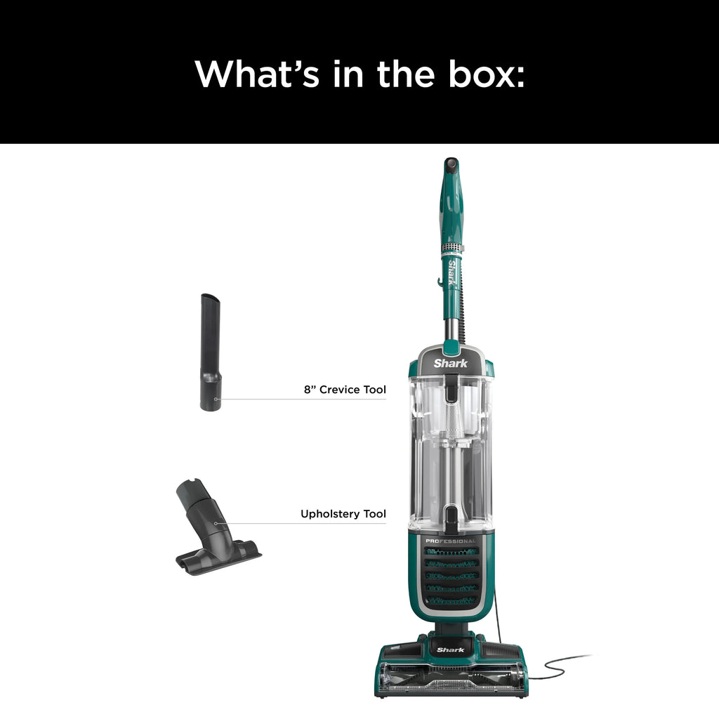 Shark Upright Vacuum, Navigator Swivel Pro Plus, Pet Friendly, Bagless, Powerful Suction, Hard Floor and Carpet, Large Dust Cup, Allergen Control, Swivel Steering, NV250, Green