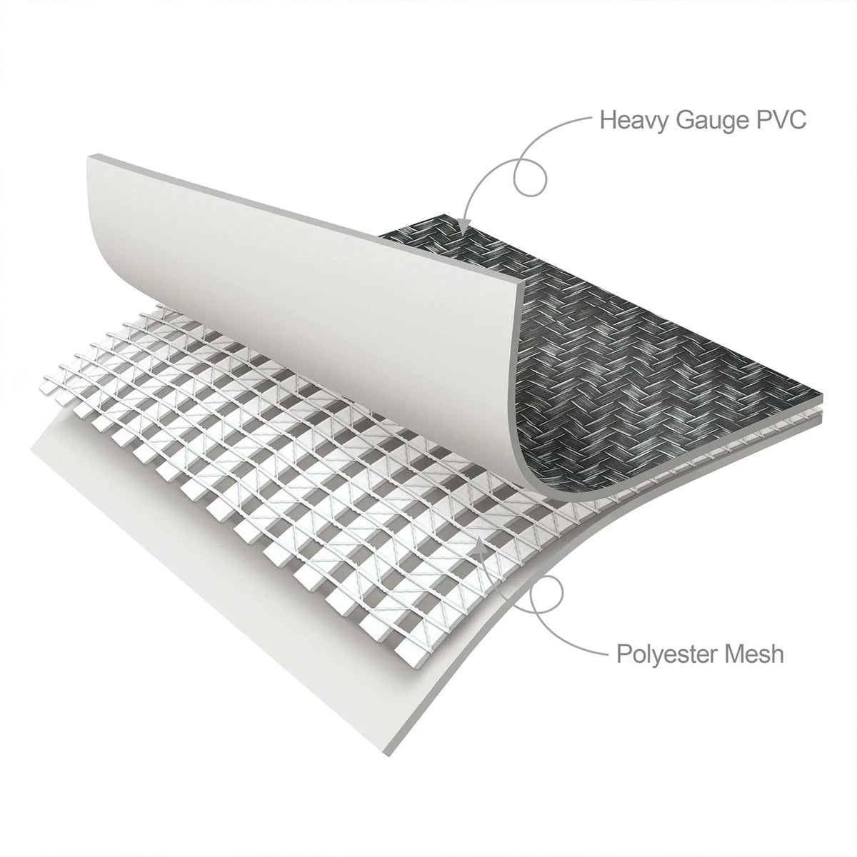 Open Box Funsicle 13' x 7' x 39" Rectangle Above Ground Swimming Pool, Gray
