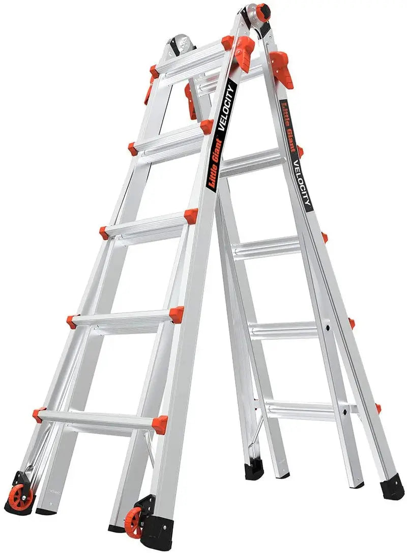 22-Foot Multi-Function Aluminum Extension Ladder with 300-Lb Capacity – Model 15422-001