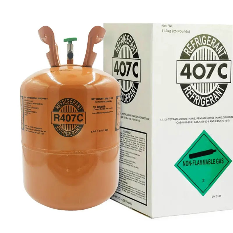 25 lb R407C Refrigerant – Widely Used Retrofit Alternative for R22 in Air Conditioning