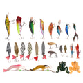 24-Piece Premium Fishing Lure Assortment for Freshwater and Saltwater Angling