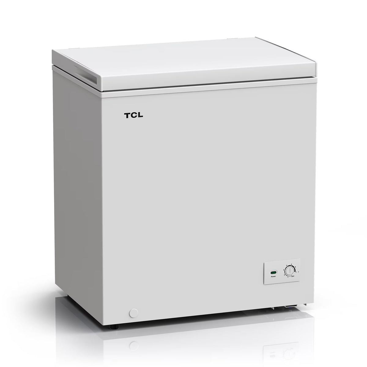 TCL 5.0 Cu. Ft. Chest Freezer, White, Garage Ready, CF053W