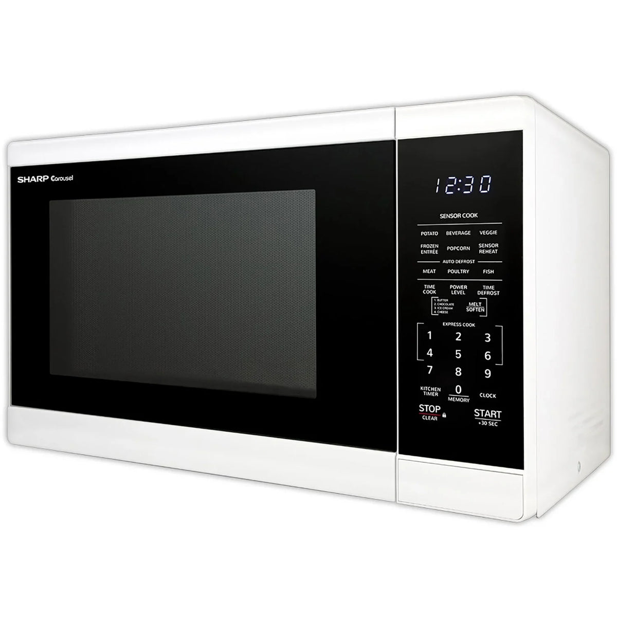 Sharp 1.4-Cu. Ft. Countertop Microwave Oven in Black