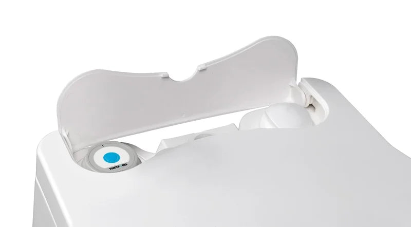Thetford 565E Porta Potti Portable Battery Powered Flush Travel Toilet, White