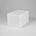 Small Stackable Bin Front Opening Clear Plastic - Brightroom