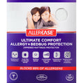 AllerEase Ultimate Mattress Protector, White, Queen