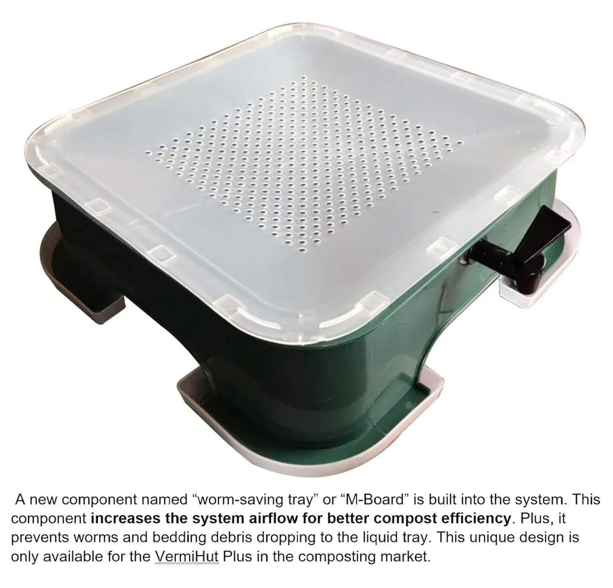 TiaGOC Plus 5-Tray Worm Compost Bin �C Easy Setup and Sustainable Design