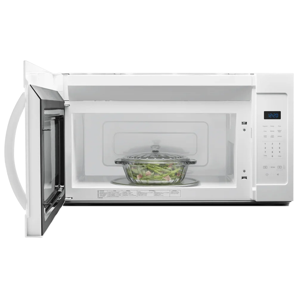 Whirlpool 1.7 Cu. Ft. Microwave Hood Combination Black