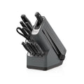 Ninja Foodi NeverDull 10-Piece Stainless Steel Essential Knife System with Sharpener, K12010 Black/Gray