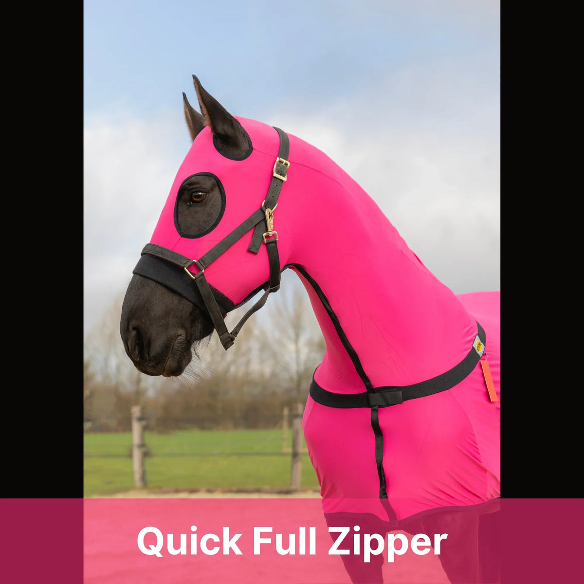 RESISTANCE Horse Full Body Slinky with Full Zipper Face - Lycra Material - available in 11 colors