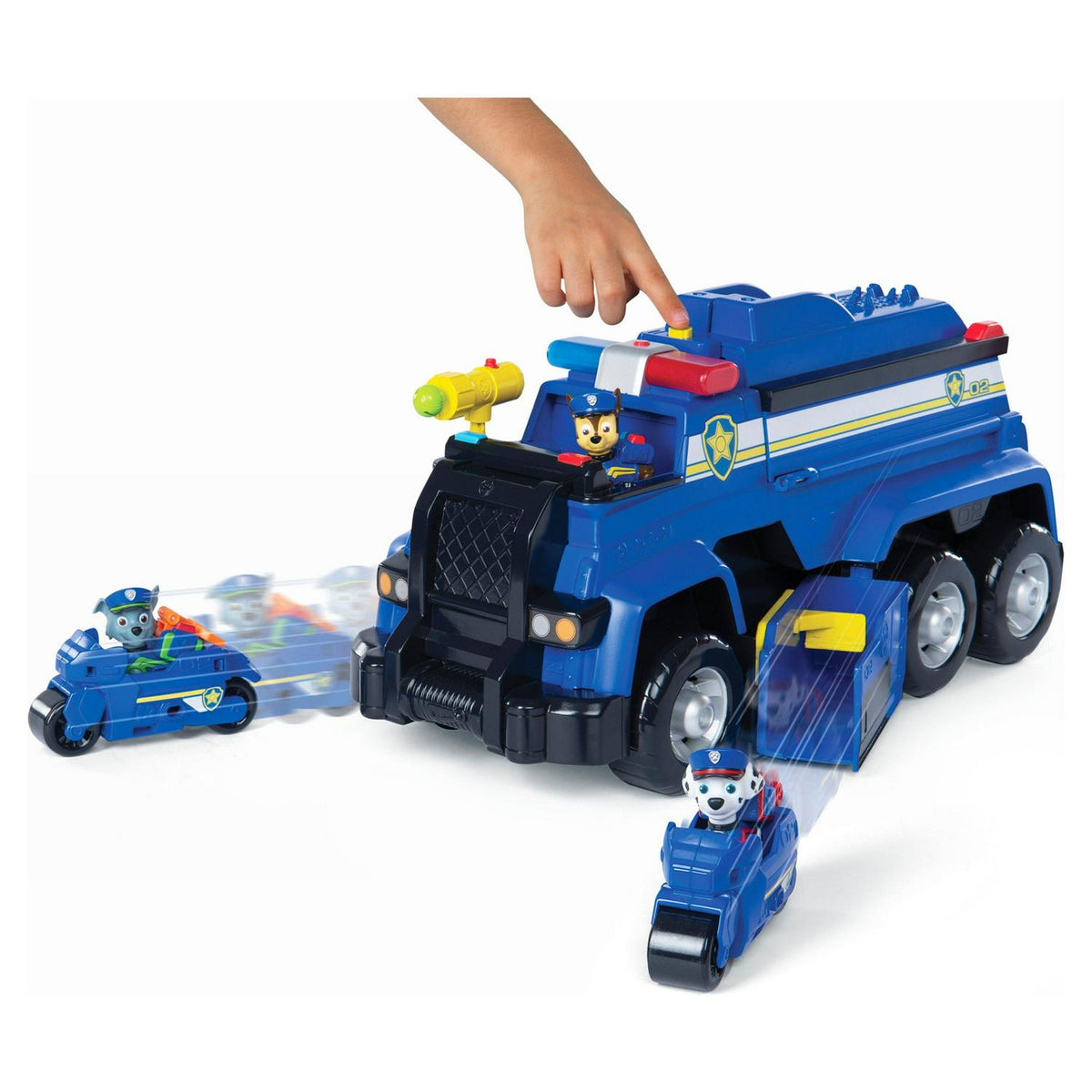 PAW Patrol. Chase's 5-in-1 Ultimate Cruiser with Lights and Sounds. for Kids Aged 3 and up