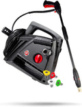 2000 PSI Electric Pressure Washer – 1.4 GPM, Car & Patio Cleaner with Snub Nose & Multiple Tips