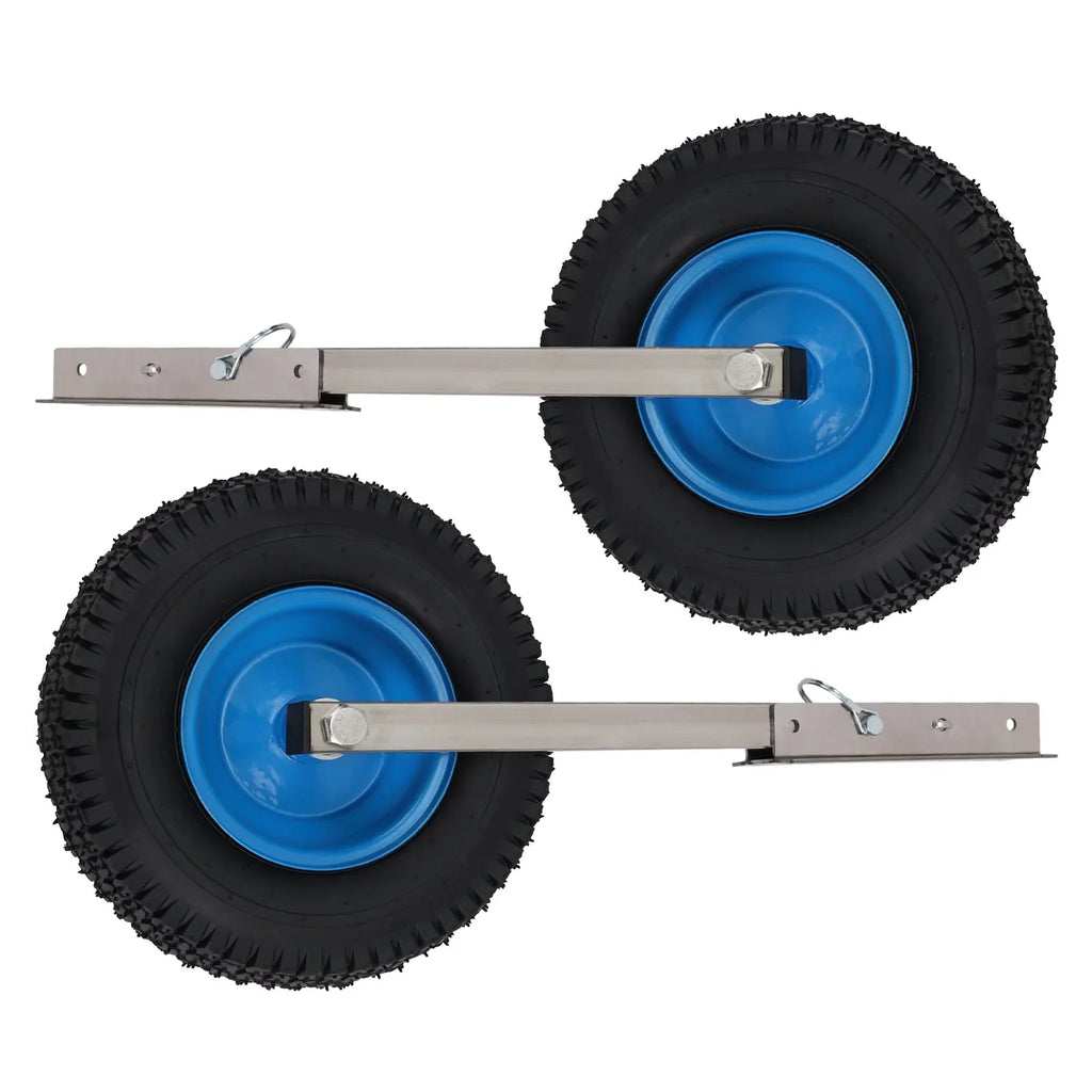 Wheels 600LBS Boat Boat Transom Launching Wheel with 12 Inch Wheels Set for Inflatable Boat & Aluminum Boat