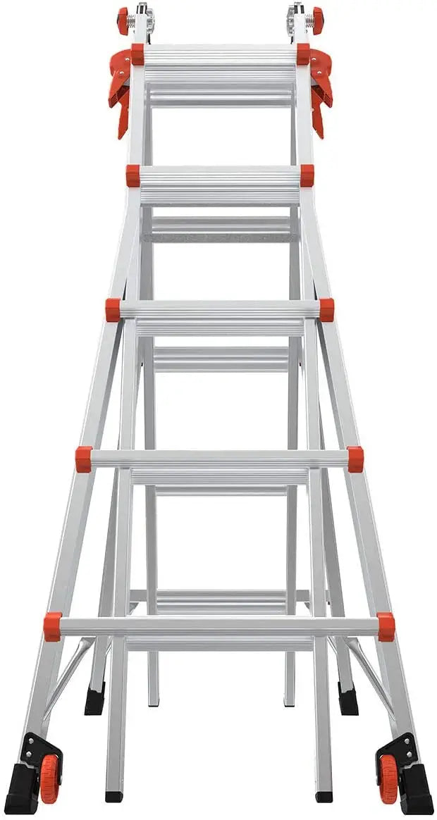 22-Foot Multi-Function Aluminum Extension Ladder with 300-Lb Capacity – Model 15422-001