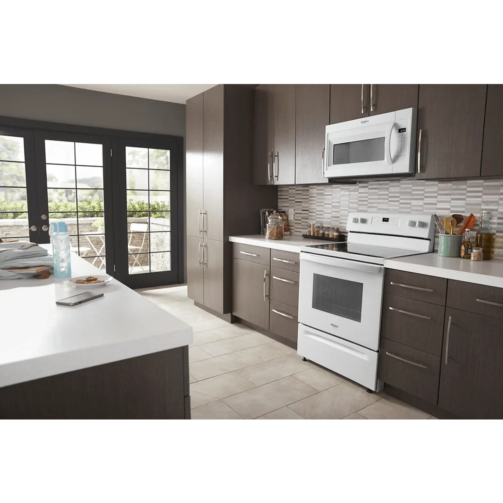 Whirlpool 1.7 Cu. Ft. Microwave Hood Combination Black