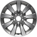 Remanufactured Machined and Painted Silver Aluminum Wheel 17 x 6.5 42700SDBK30 fits 2006-2007 Honda Accord EX Sedan 4-Door