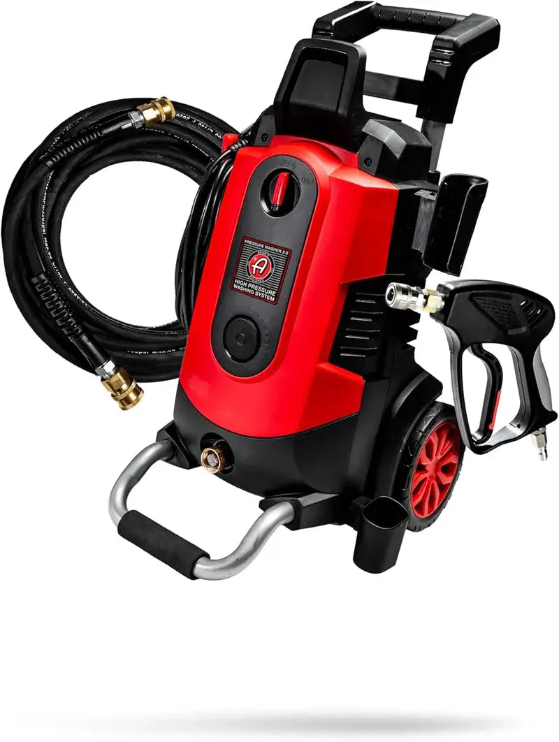 2000 PSI Electric Pressure Washer – 1.4 GPM, Car & Patio Cleaner with Snub Nose & Multiple Tips