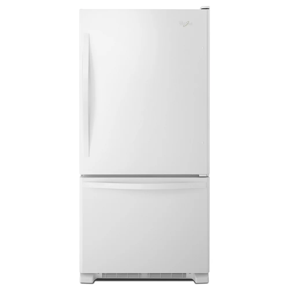 Whirlpool WRB329DMBW 18.7 Cu. Ft. White Bottom Freezer Refrigerator