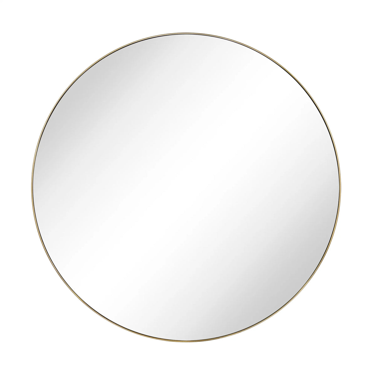 TEHOME Myriel Surface Mount Framed Round Medicine Cabinet with Mirror 24" x 24" - Black