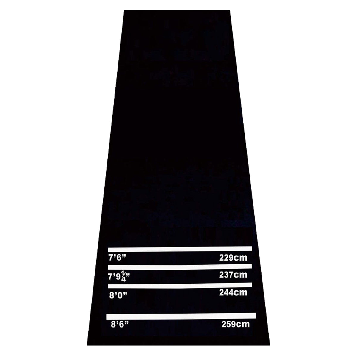 HOMCOM Dartmatte 300 x 61 cm Oche Carpet Mat mit Softdart Steeldart rutschfest Dartteppich Teppich-Dartmatte Dart Zubehör für Boden Schutz